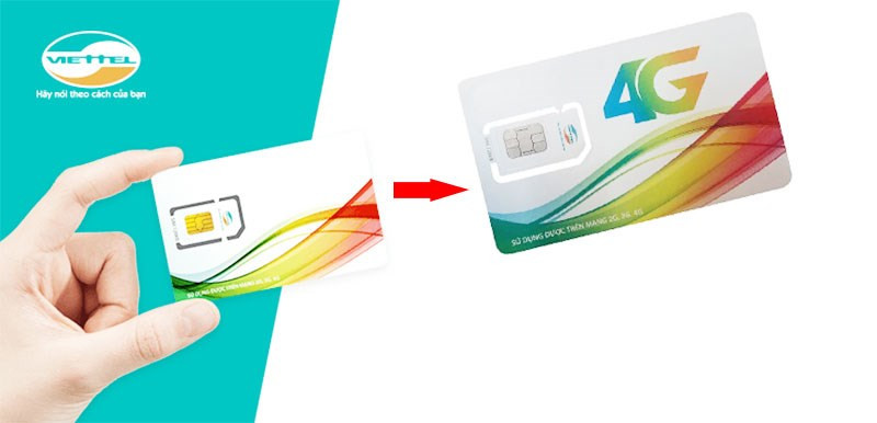 Đổi sim 4G Viettel ngay tại nhà