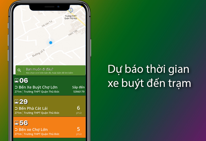 Dự báo thời gian xe buýt đến