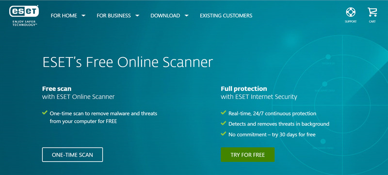 ESET Online Scanner - Diệt virus online mạnh mẽ