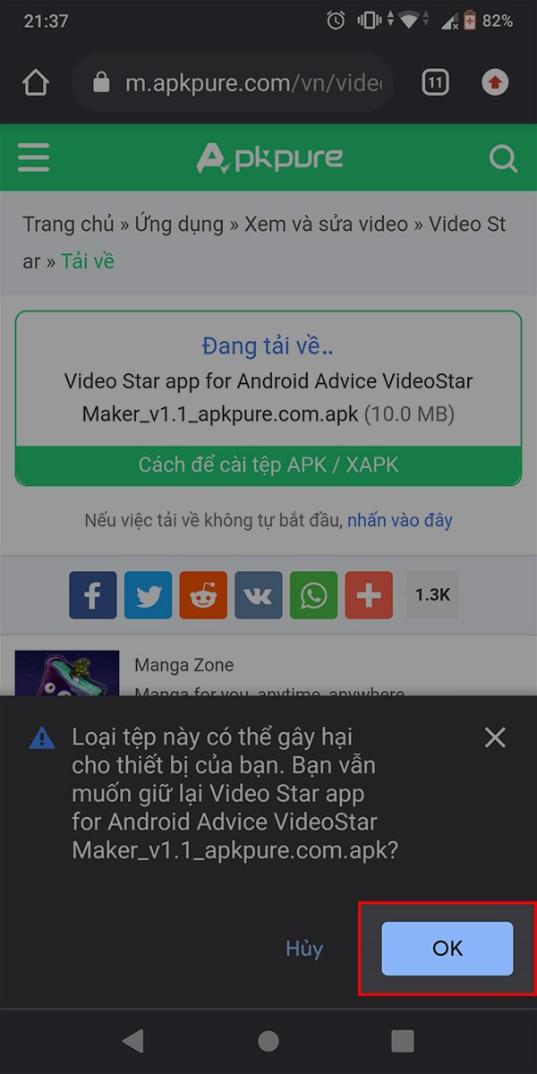 Hướng dẫn Tải và Cài đặt Video Star APK trên Android