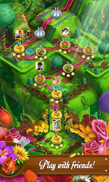 Giao diện Blossom Blast Saga