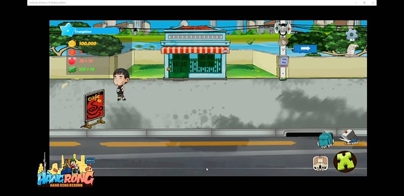 Giao diện game Hàng Rong Mobile