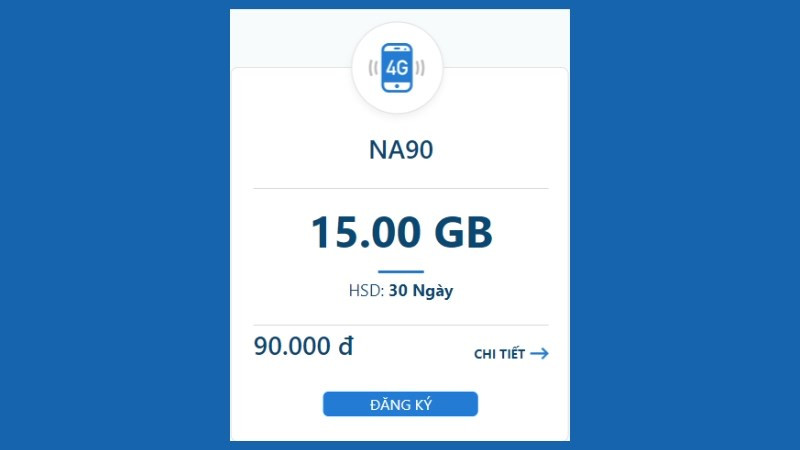 Gói cước NA90 MobiFone