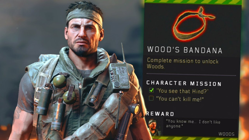 Hình ảnh nhân vật Frank Woods trong Call of Duty: Black Ops 4