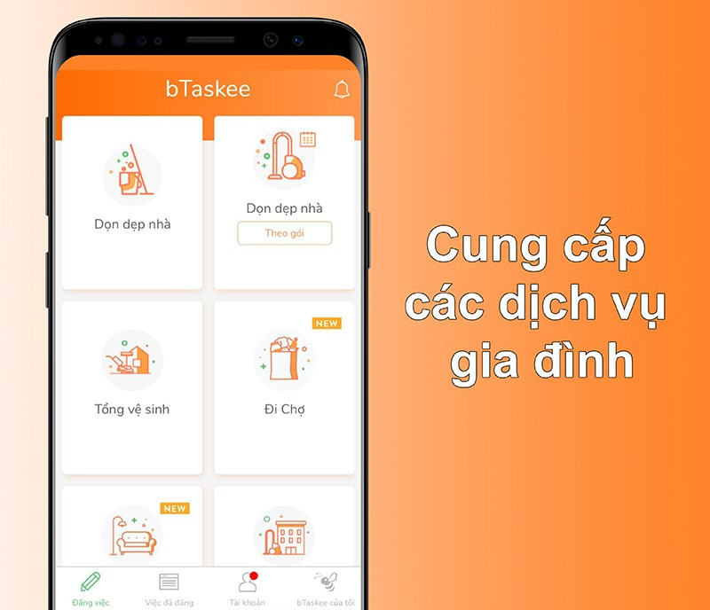 Hình ảnh ứng dụng bTaskee