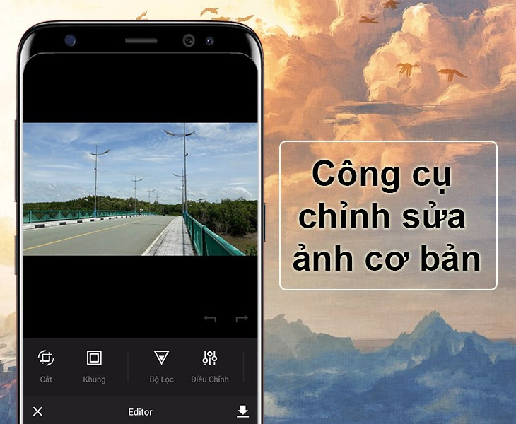 Hỗ trợ tr&igrave;nh chỉnh sửa ảnh đơn giản tr&ecirc;n ứng dụng Ephoto 360