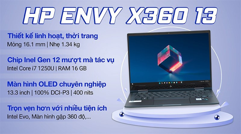 HP Envy X360 13 bf0090TU i7 1250U