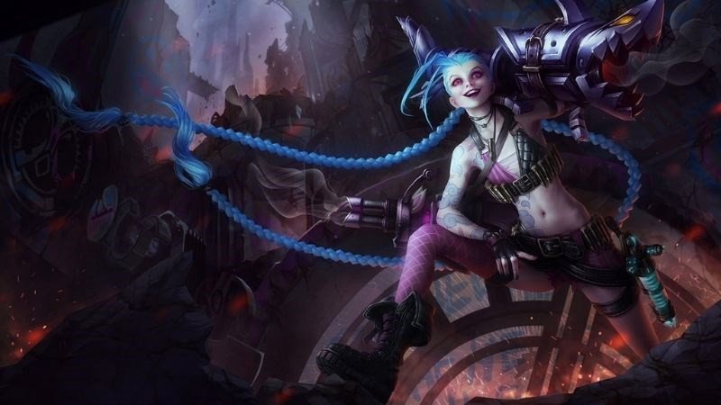 Jinx - Từ Liên Minh Huyền Thoại Bùng Nổ Sức Mạnh Trong Fortnite!