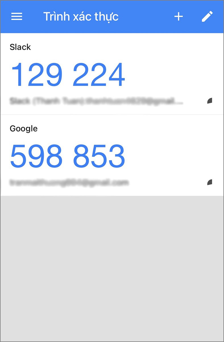 Khởi động lại Google Authenticator