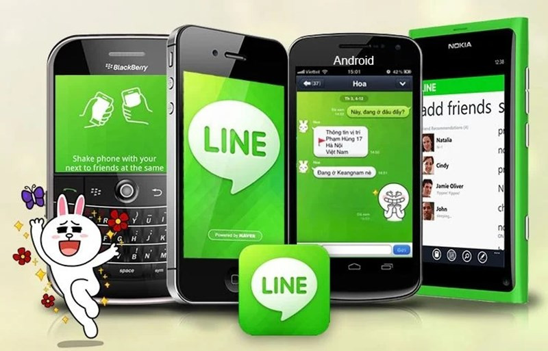 Line hỗ trợ đa nền tảng