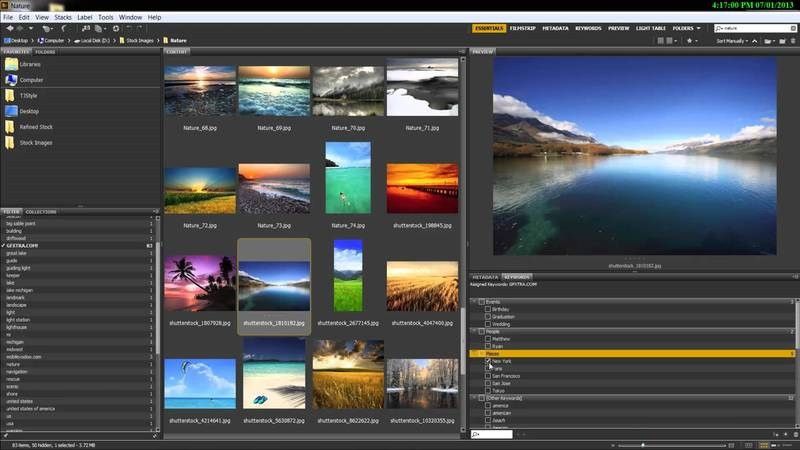 Lợi ích khi sử dụng Adobe Bridge