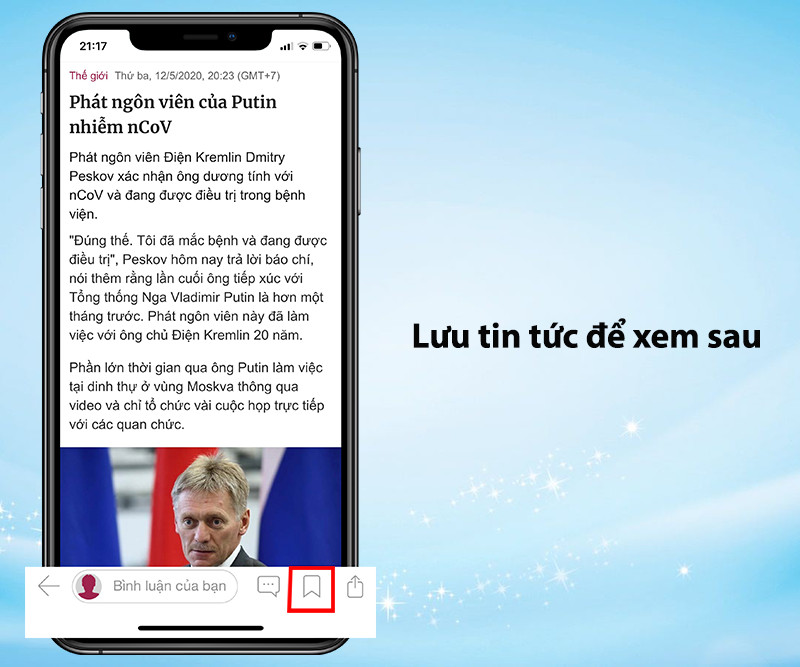 Lưu bài báo quan trọng trên VnExpress