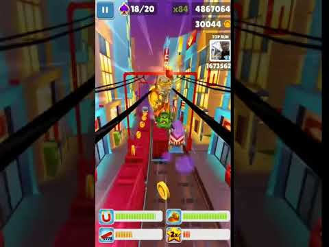 Màn hình chơi game Subway Surfers