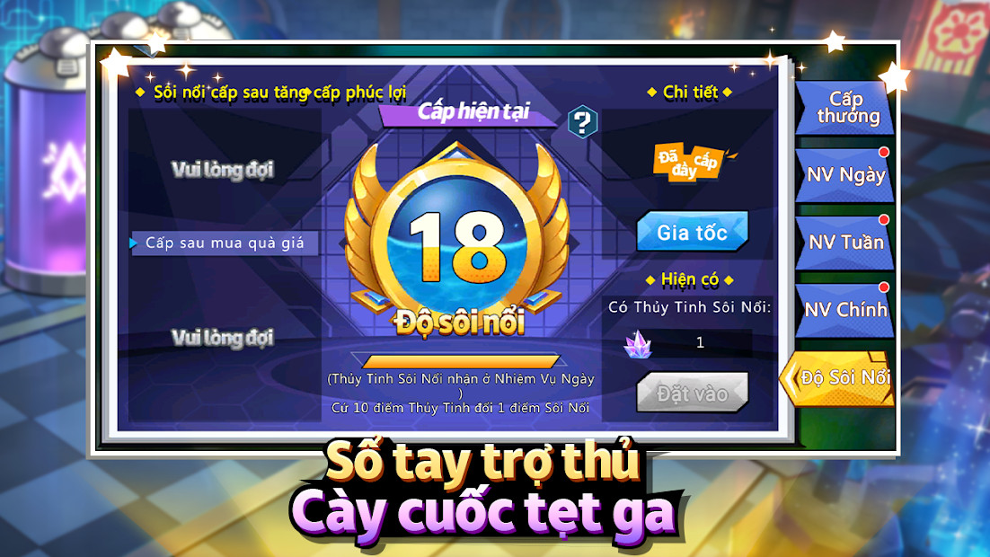 Màn hình đăng nhập game