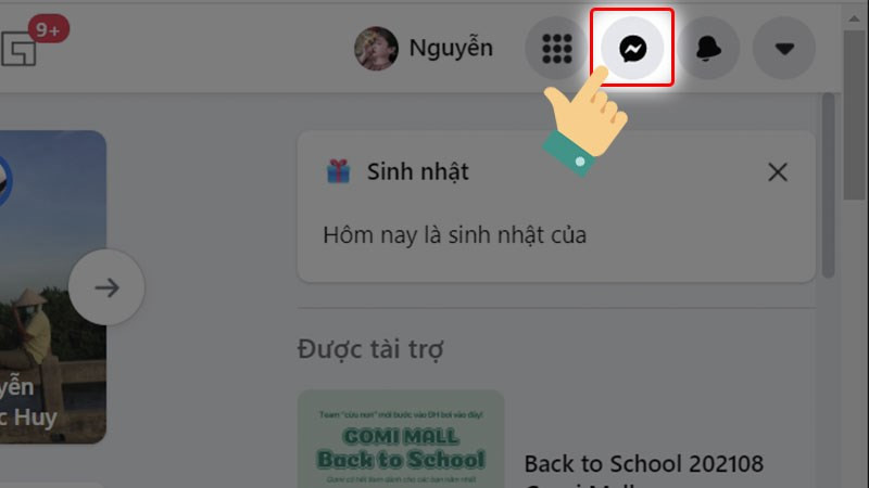 Mở Messenger và chọn cuộc trò chuyện