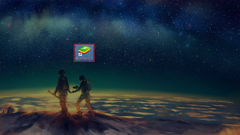 Mở phần mềm Bluestacks 