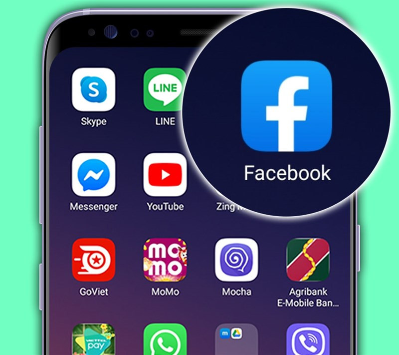 Mở ứng dụng Facebook