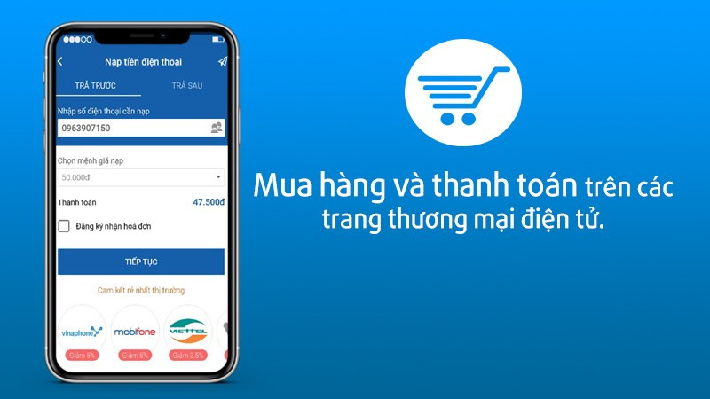 Mua sắm online với Vimo