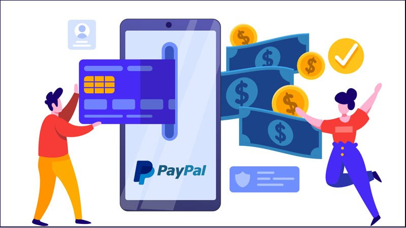 Nạp tiền v&agrave;o Paypal bằng thẻ Visa, Mastercard