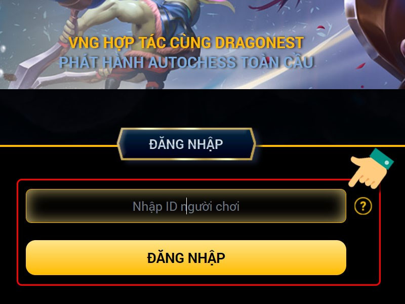 Nhập mã ID nhân vật