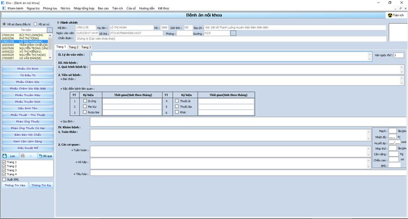Phần mềm EHIS