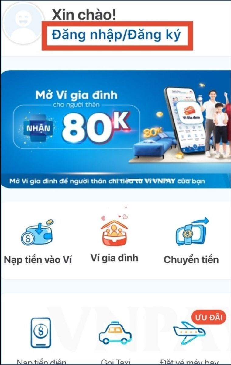 Quên mật khẩu VNPAY