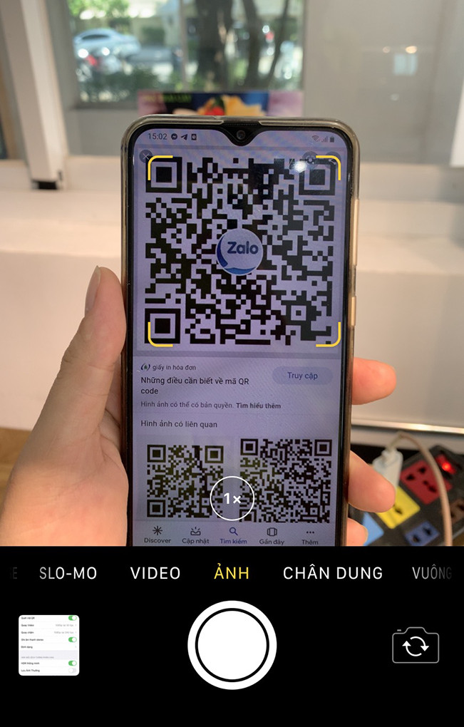 Quét mã QR bằng camera