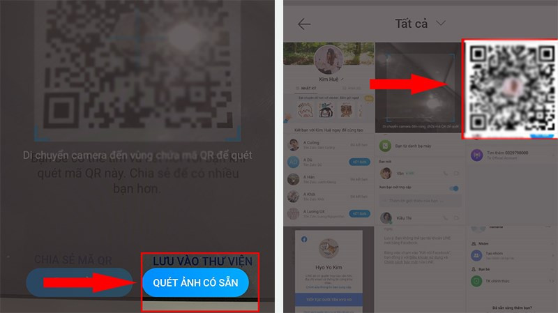 Quét mã QR từ ảnh có sẵn