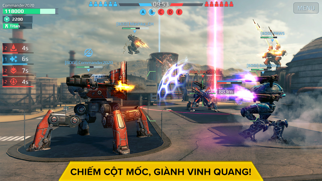 Robot chiến đấu War Robots PvP Multiplayer