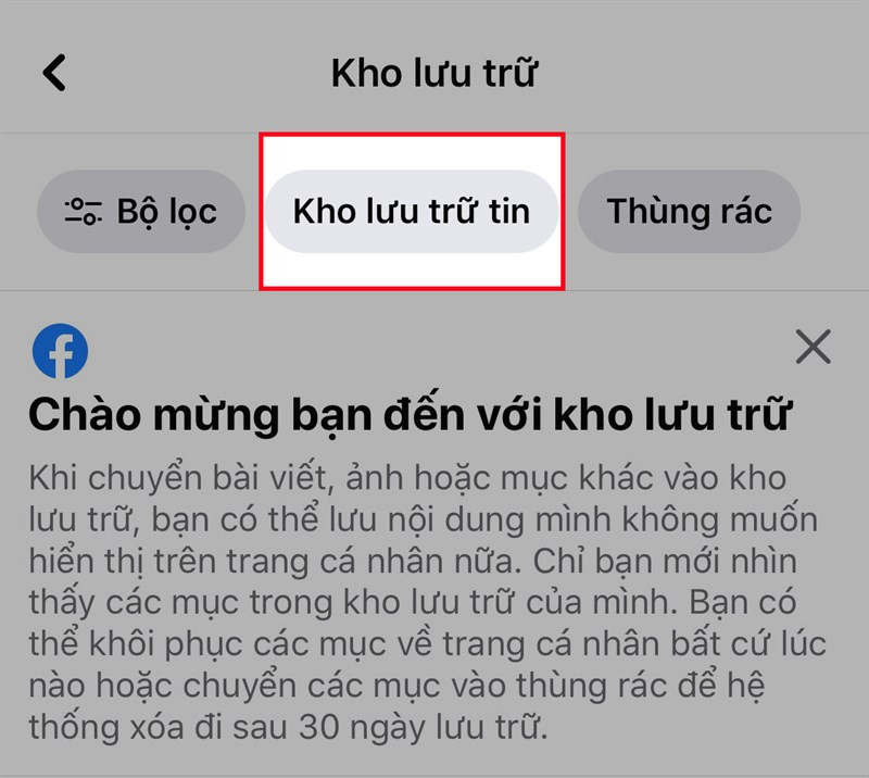 Hướng Dẫn Chi Tiết Cách Xem Kho Lưu Trữ Tin Trên Facebook 2023