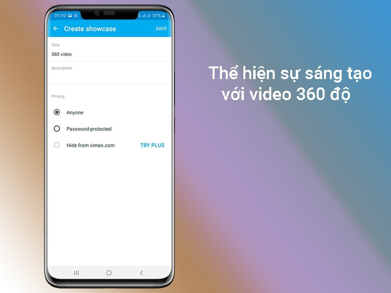 Sáng tạo với video 360 độ trên Vimeo