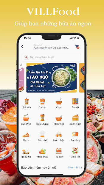 Screenshots VILL - Ứng Dụng Gọi Xe , Giao Đồ Ăn