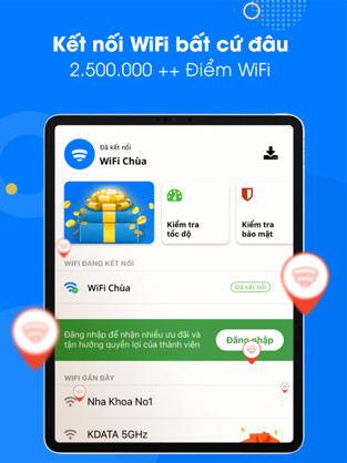 Screenshots WiFi Chùa - Ứng dụng truy cập WiFi miễn phí