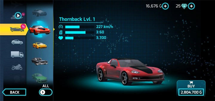 Siêu xe Thornback trong Gangstar Vegas