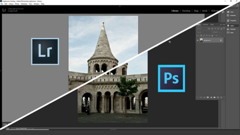 So s&aacute;nh Lightroom v&agrave; Photoshop