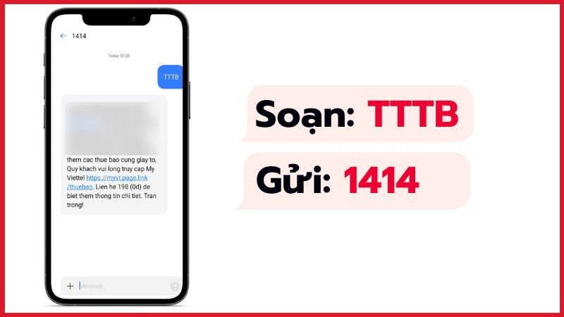 Soạn tin nhắn TTTB gửi 1414