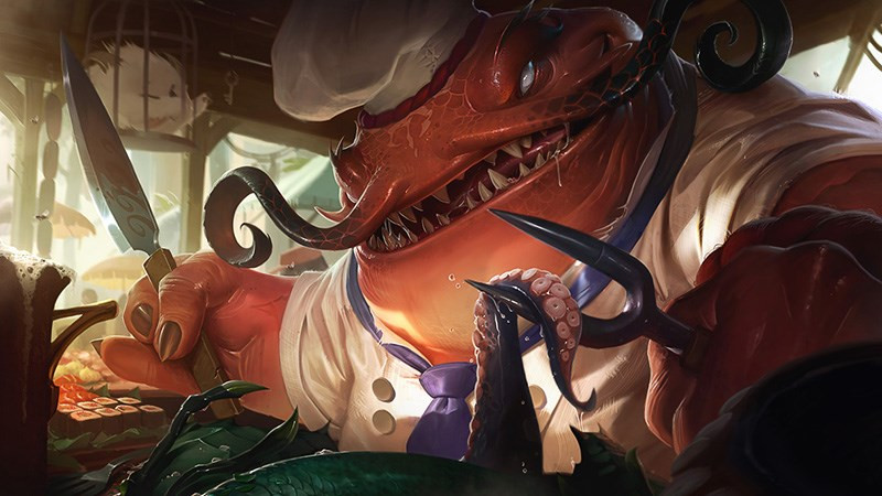 Tahm Kench càng đứng lâu thì càng nuốt được nhiều tướng