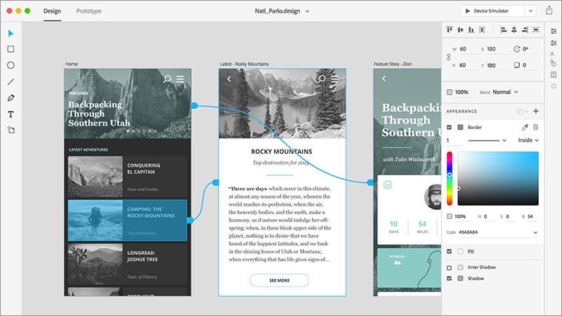 Adobe XD: Công cụ thiết kế web và ứng dụng di động chuyên nghiệp