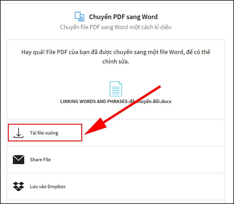 Tải file PDF đã chuyển đổi