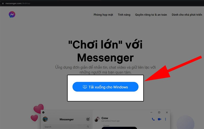 Tải Messenger cho Windows