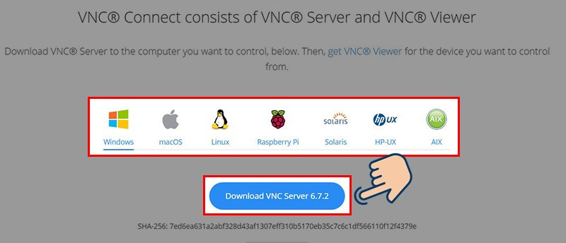 Tải VNC Viewer trên máy tính