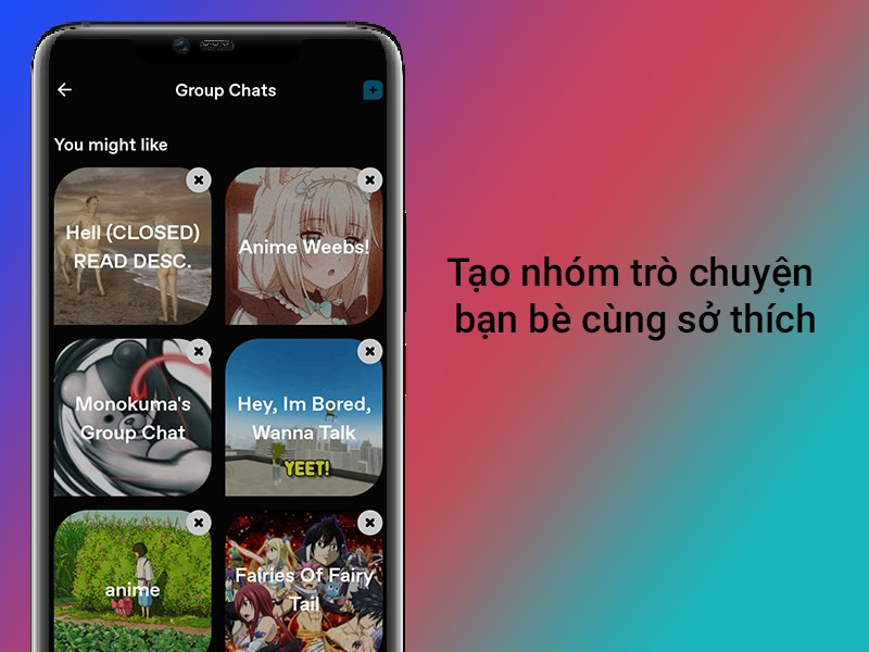 Tạo nhóm trò chuyện trên Tumblr