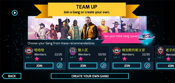 Team Up trong Gangstar Vegas