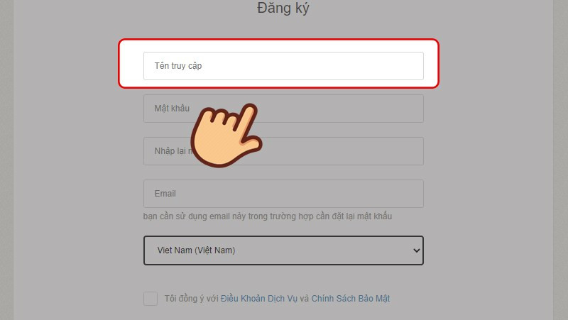 Tên đăng nhập Garena