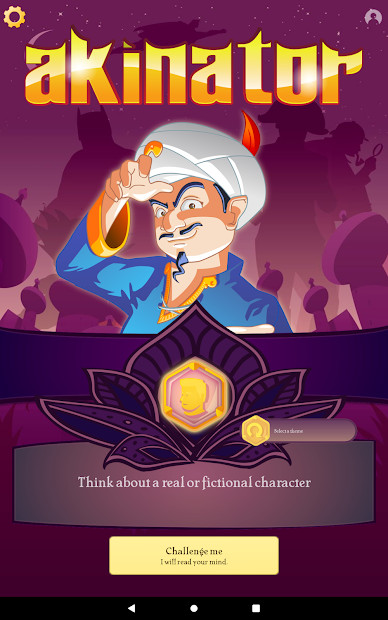 Thần đèn Akinator đặt câu hỏi