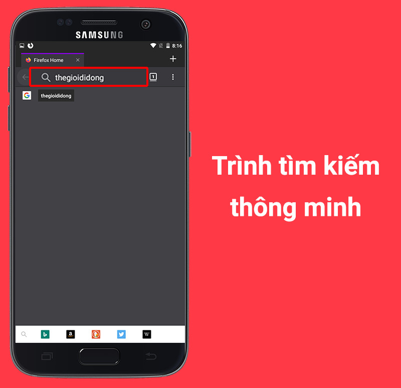 Thanh tìm kiếm thông minh