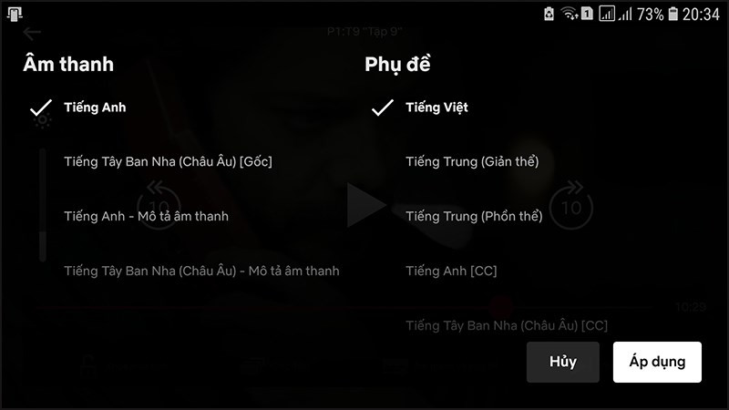 Thay đổi ngôn ngữ