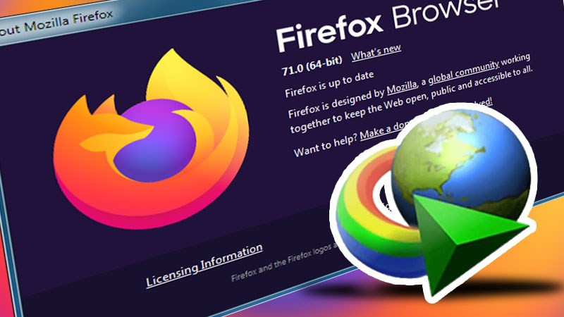 Thêm tiện ích IDM vào Firefox và sửa lỗi không bắt được link