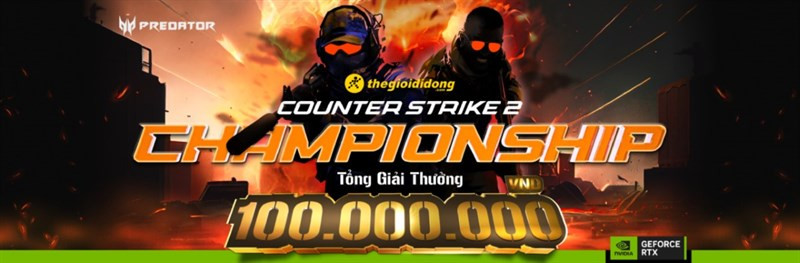 Theo d&otilde;i giải đấu HOT nhất 2023: Thegioididong CS2 Championship tại đ&acirc;y