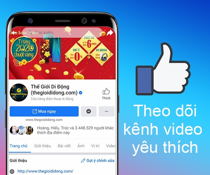 Theo d&otilde;i k&ecirc;nh, page y&ecirc;u th&iacute;ch tr&ecirc;n facebook